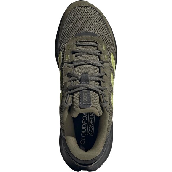 ⚡Adidas Men's Olive Strata/Preloved Lime/Carbon Imported Rubber Fashion Sneaker - Picture 5 of 8